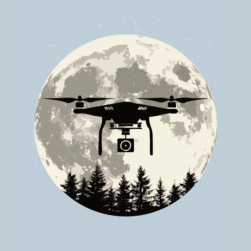 Drone Full Moon