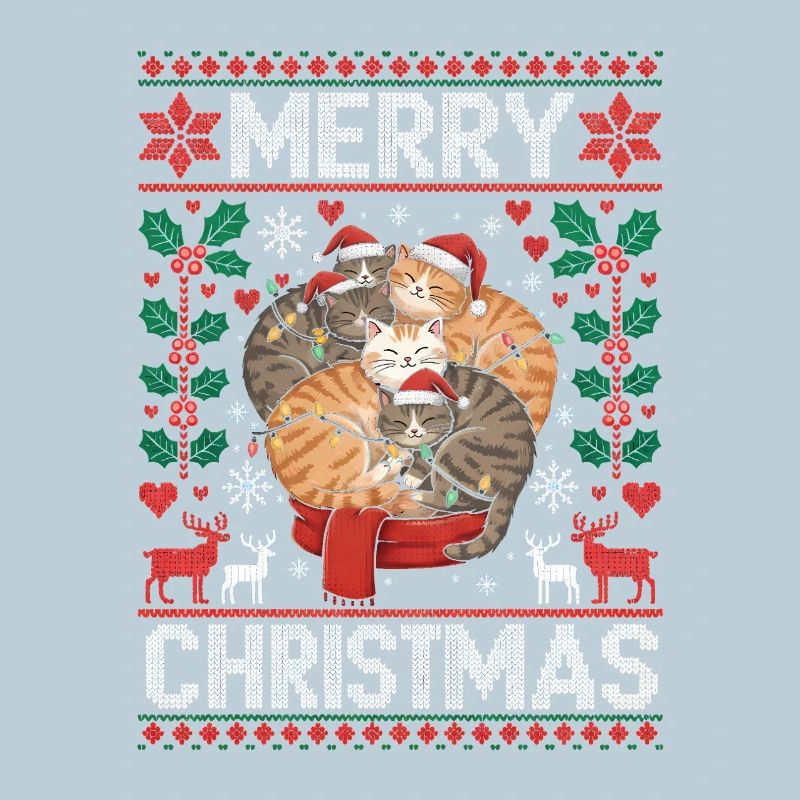 Chats, Confort, Noël, Doux, Mignon