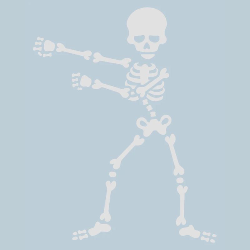 The floss dance flossing backpack boy kid skelett