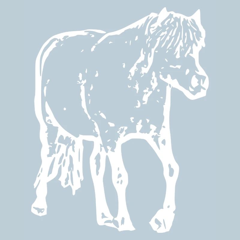 cheval blanc cheval blanc t-shirt cadeau cavalier
