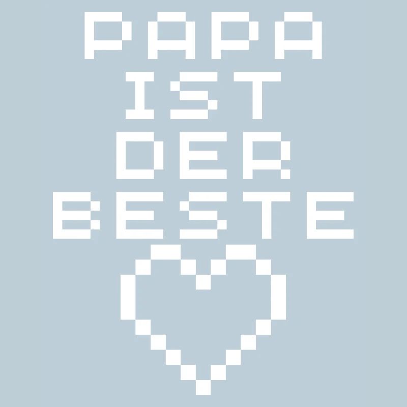 Papa ist der Beste Pixelherz