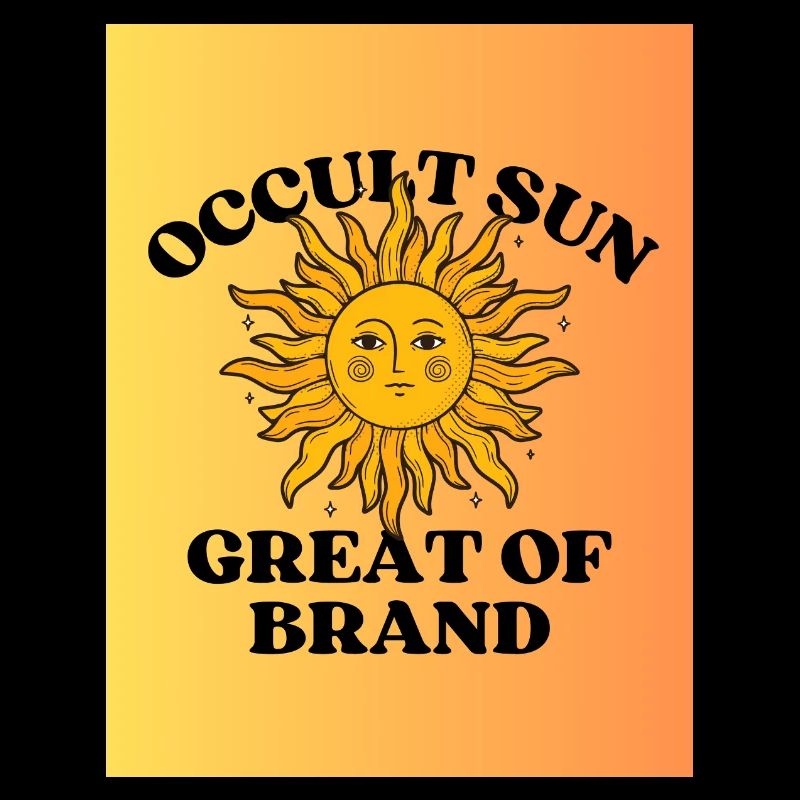 Grande marque du soleil caché