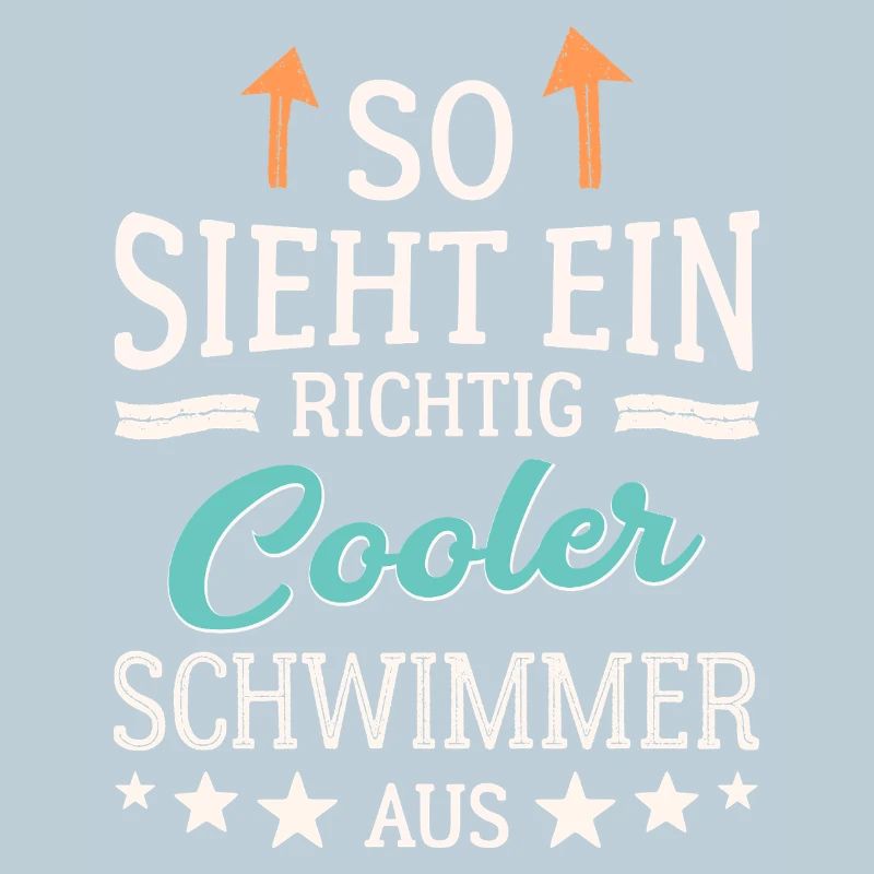 So sieht ein richtig cooler Schwimmer aus 