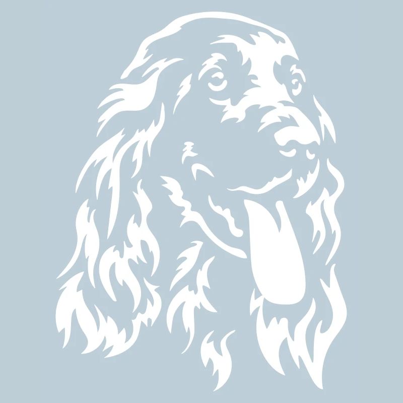 Cocker Spaniel Kopf "Black Edition"