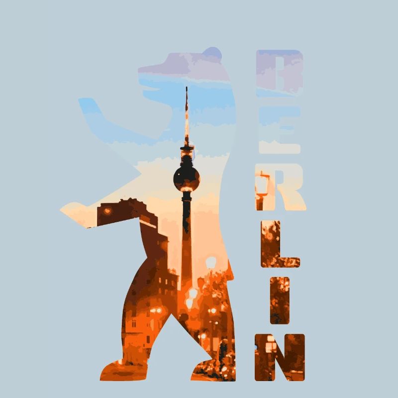 Berlin Bär Silhouette