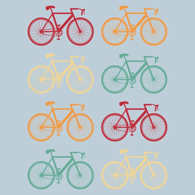 Bicyclette Bicyclettes colorées rétro