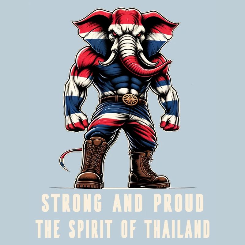 Drapeau de la Thaïlande, éléphant