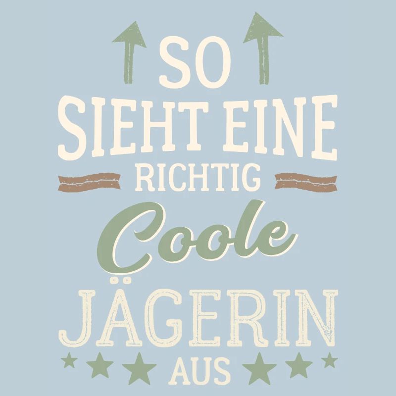 So sieht eine richtig coole Jägerin aus Jagd