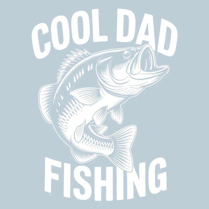 Conception de pêche cool pour papa