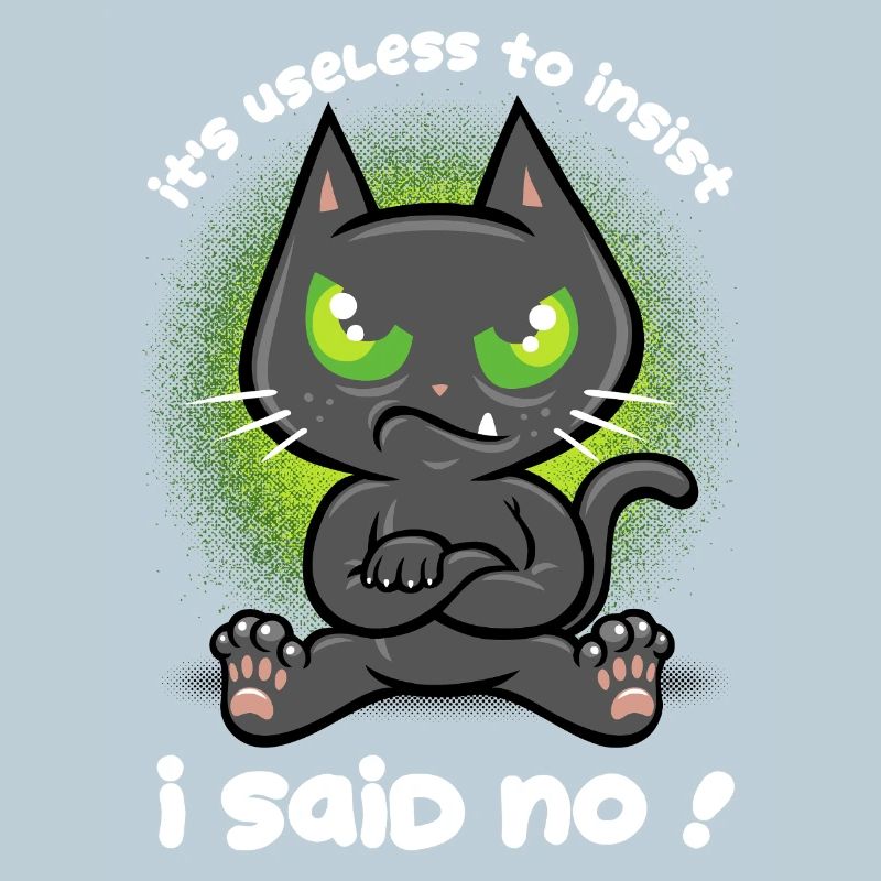 Störrische Katze