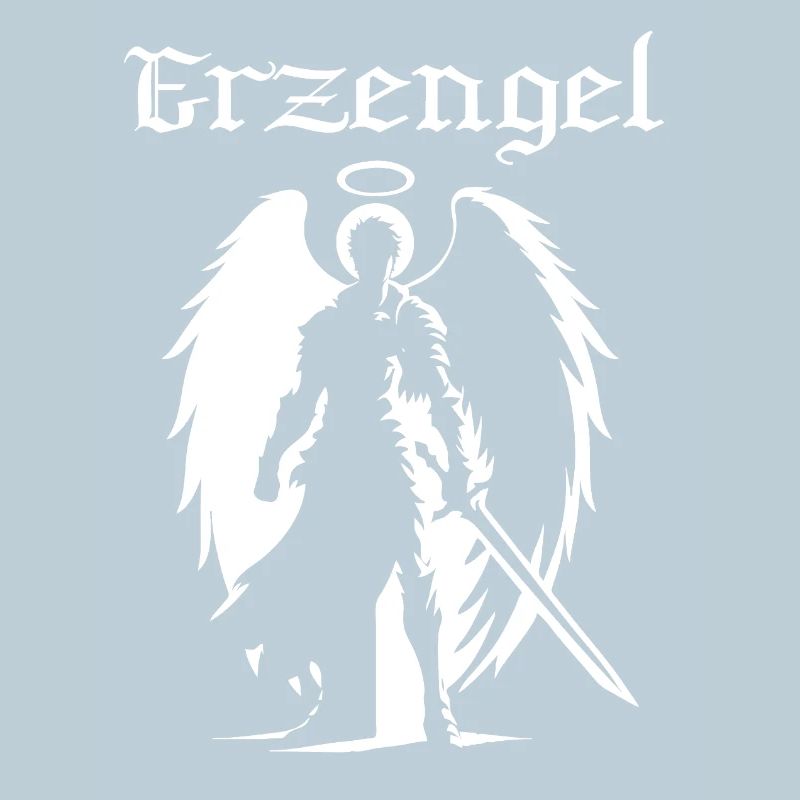 Archangel Silhouette Design – Celestial Power