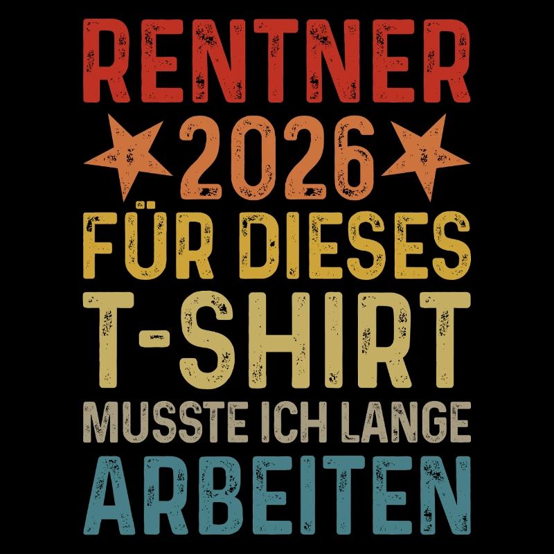Retiree 2026 TShirt Retro Pension Gift Retirement