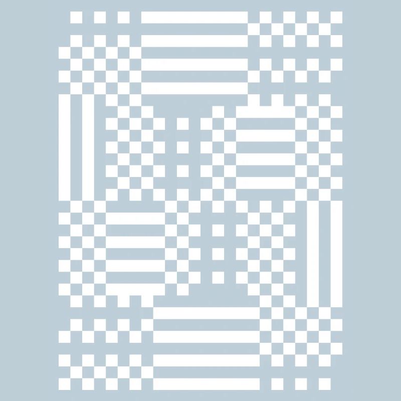 GridFlux Monochromes optisches Muster