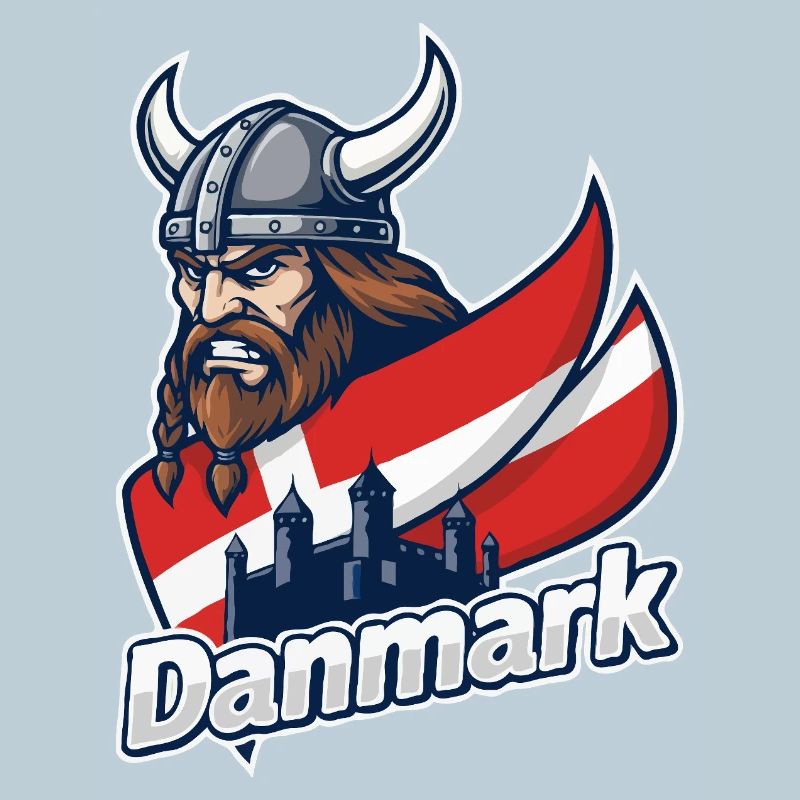 Emblème viking du Danemark