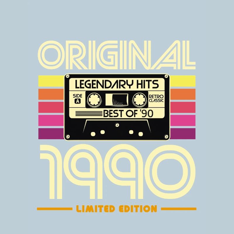 Original 1990 Cassette Rétro