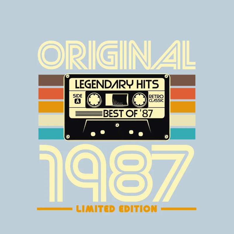 Original 1987 Hits Cassette Rétro
