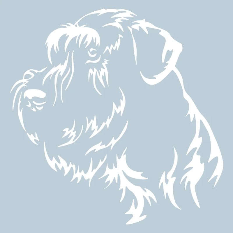 Tête de Schnauzer géant « Black Edition »