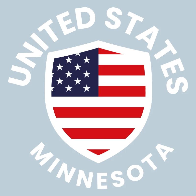 Conception du Minnesota Shield des États-Unis patriotiques