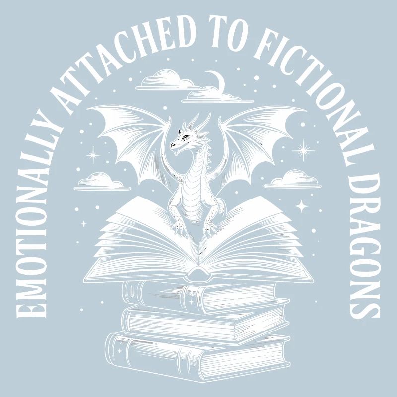 Lustig Novel Fantasy Drache Leser Buch Nerd