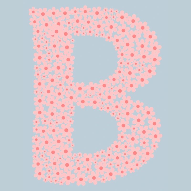 Blossom Monogram "B"