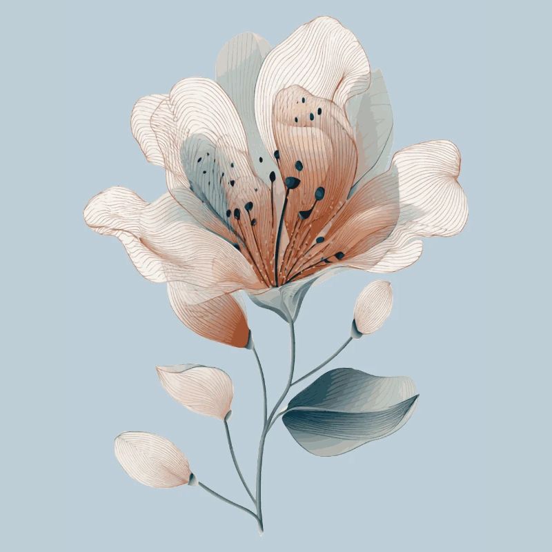 zarte Blume