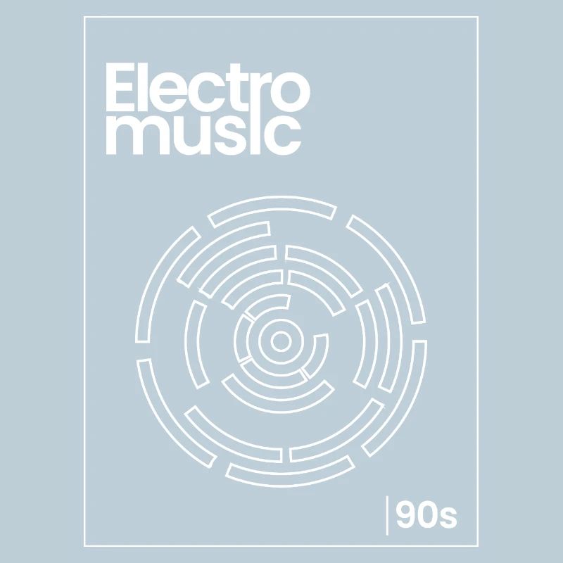 Electro Maze Techno Tee des années 90