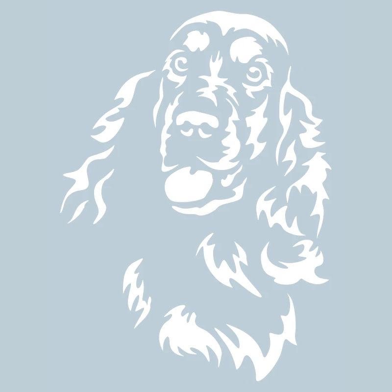 Cocker Spaniel Head « Black Edition »