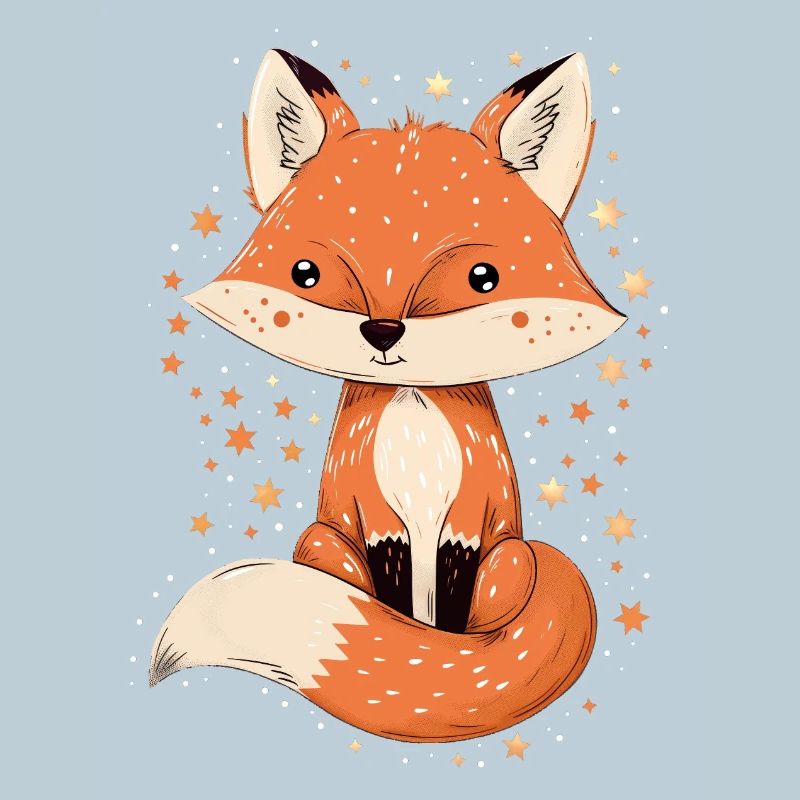 Fuchs mit Sternen