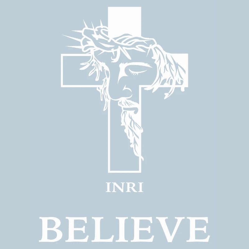 Believe – Modernes Kreuz mit Jesus