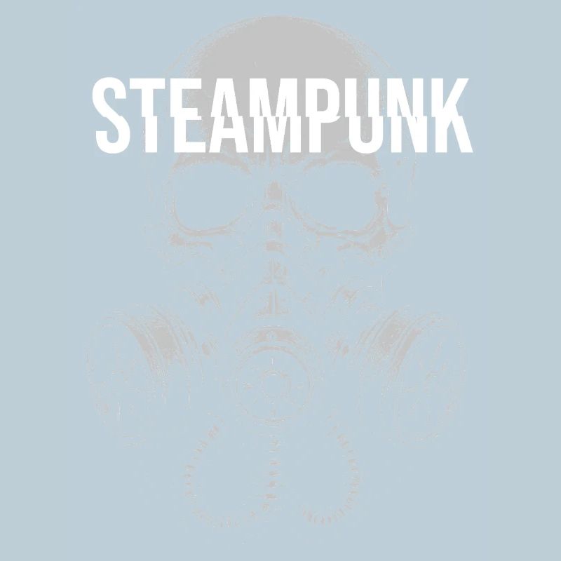 Steampunk-Gasmaskenschädel