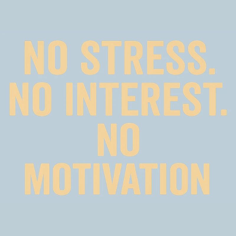 Pas de stress, pas de motivation