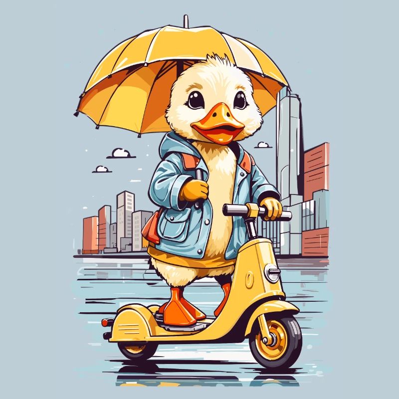 Duck with Roller