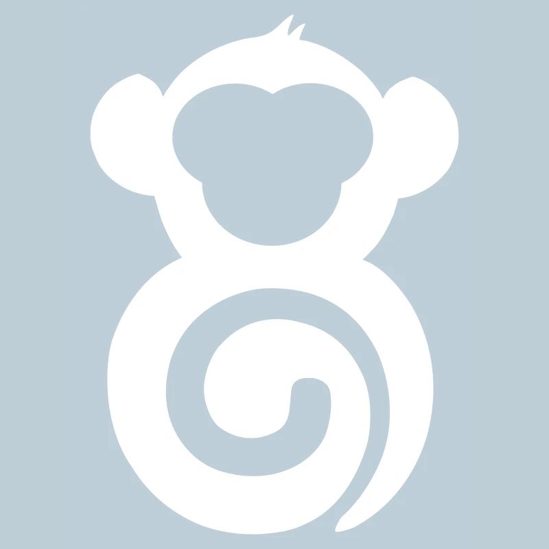 Impression du logo en spirale du singe