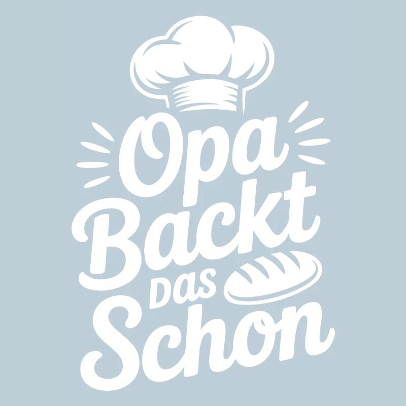 Opa backt das Schon