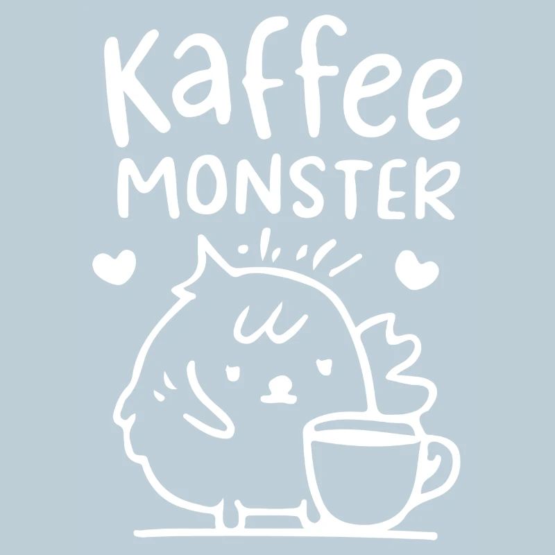 Coffee Monster Illustration
