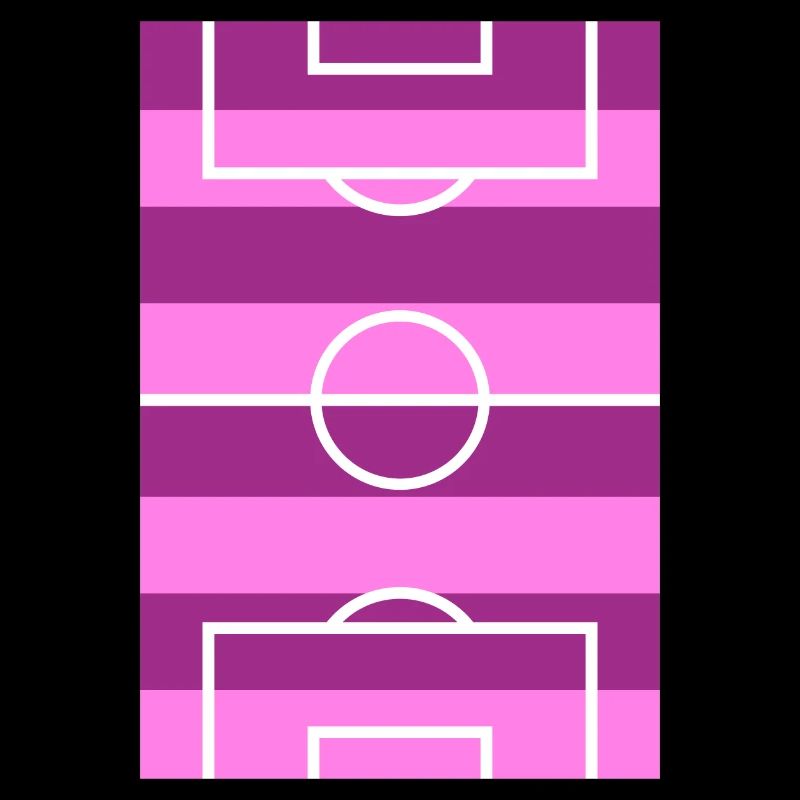 Soccer field pink