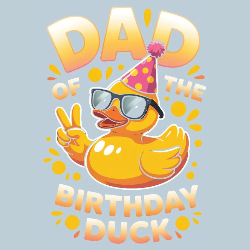 Papa du canard d’anniversaire