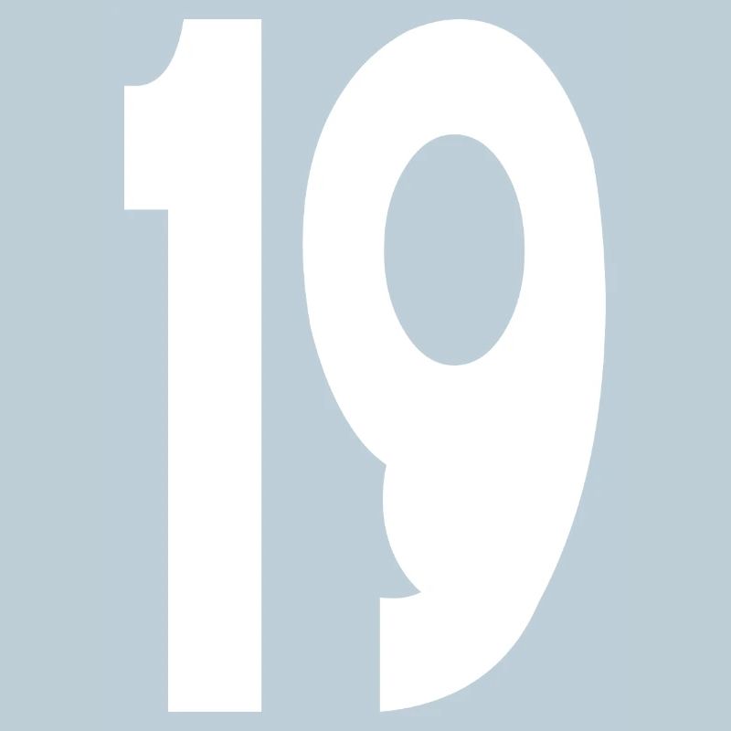 19 Nineteen Number 19