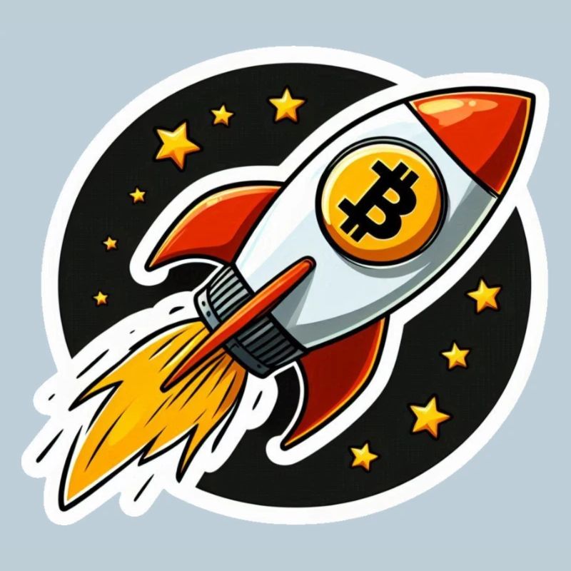 Bitcoin Rakete hebt ab zu den Sternen
