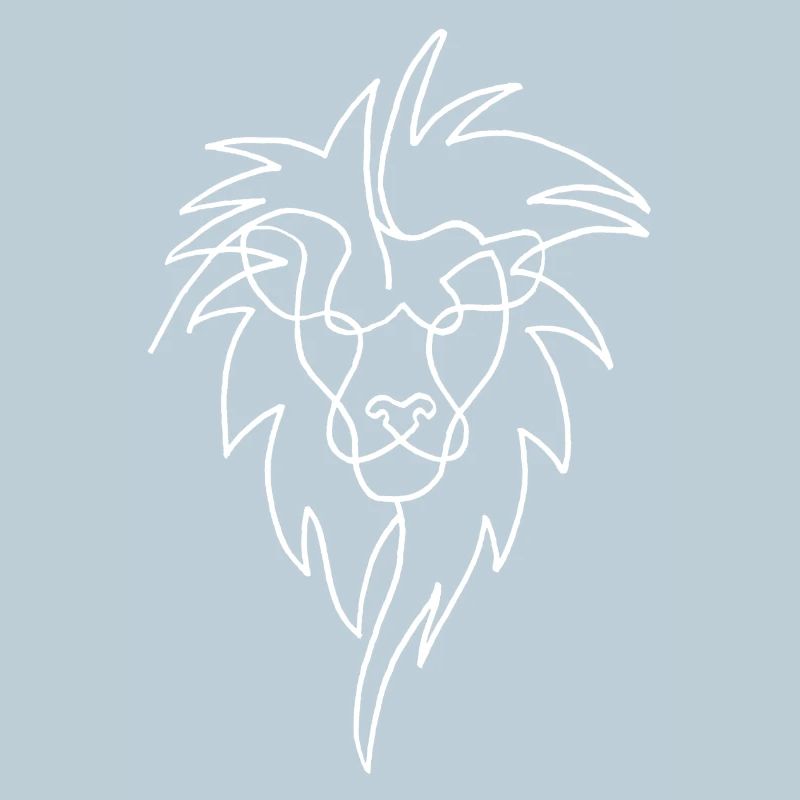 Esquisse du lion blanc