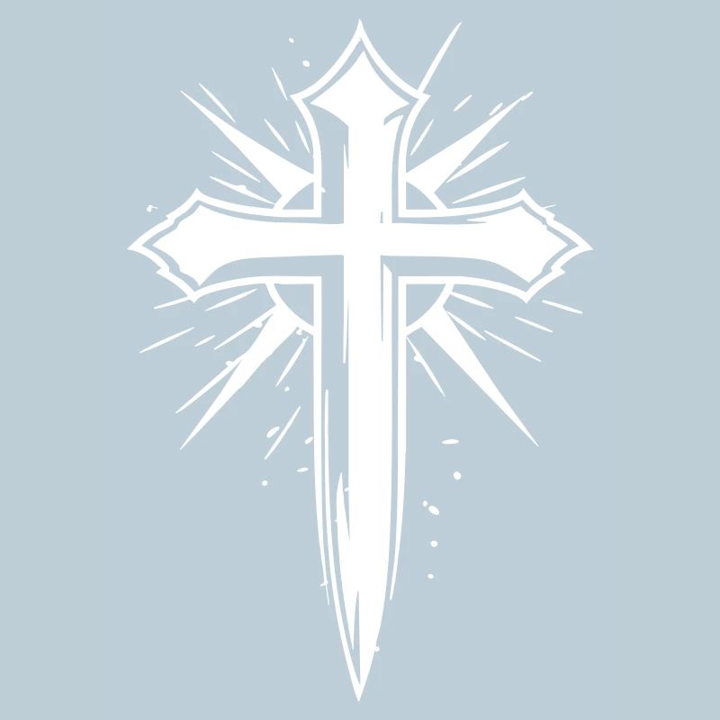Christian Cross with Appearance Effect