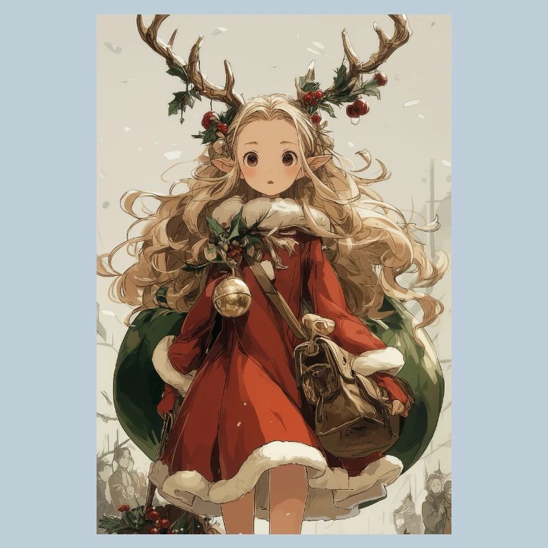 Elf Deer Christmas