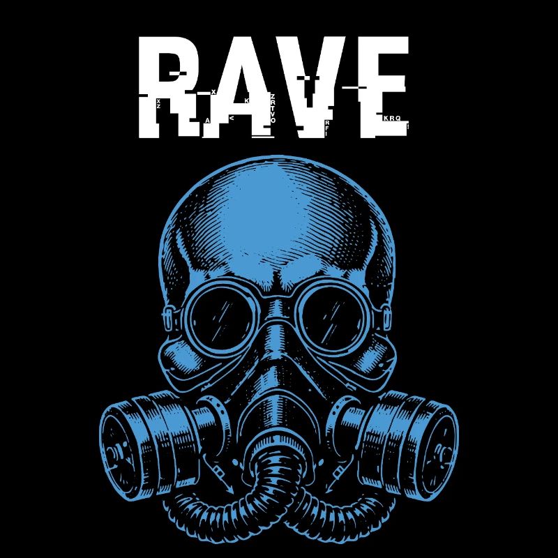 Masque à gaz Rave Skull