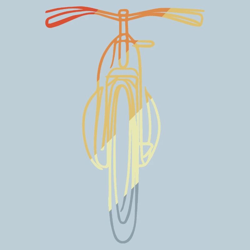 Bicycle front illustration