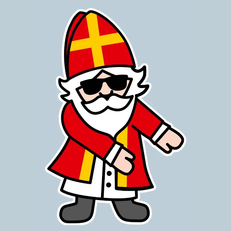 Sinterklaas Saint Nicolais Floss Dance Flossing
