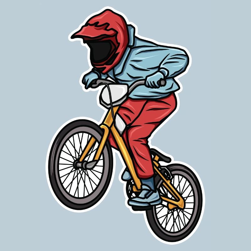 Funny BMX boy