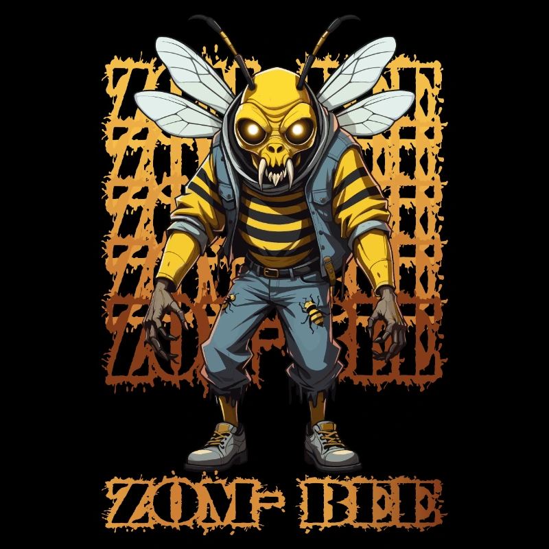 Creepy zombie bee