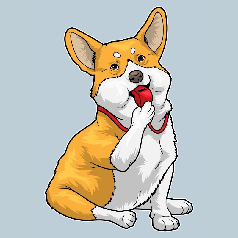 Corgi Sifflet d’arbitre