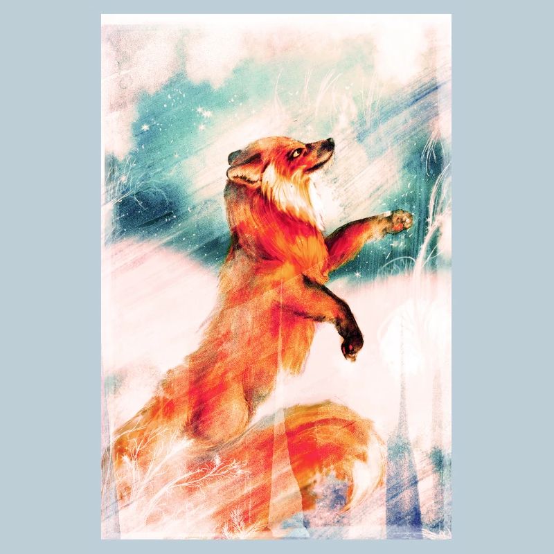 Winter fox.