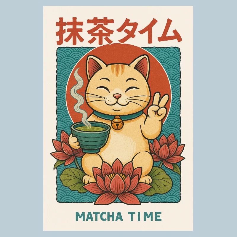 Cat Lover Meet Matcha